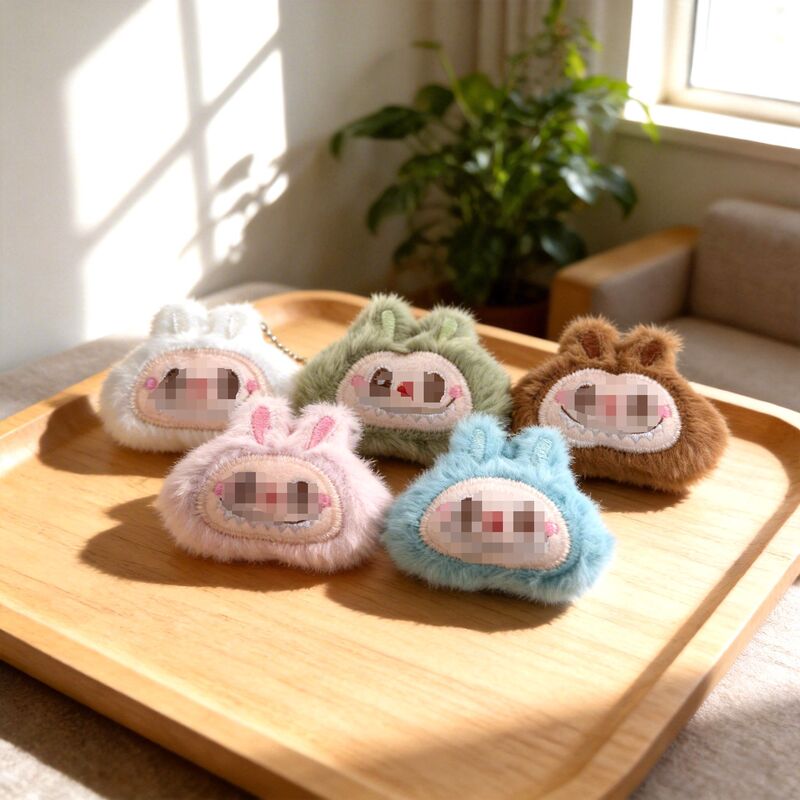 Cartoon Labubu Brooch Doll Accessories, Cute Rabbit Doll Headwear, Versatile Handmade Accessories for Shoes and Socks