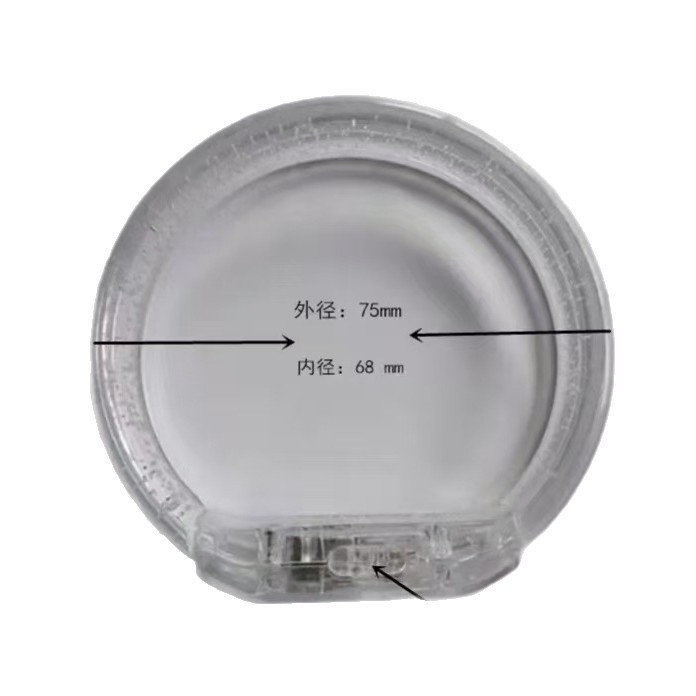 Nueva pulsera flash LED de acrílico, pulsera luminosa, barra de conciertos, accesorios de vítores, pulsera, logotipo de impresión