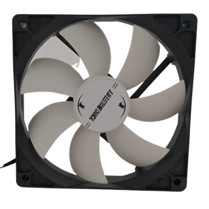 12025 шасси вентилятор черный 12CM компьютерный вентилятор белый лист охлаждающий вентилятор 12 см
