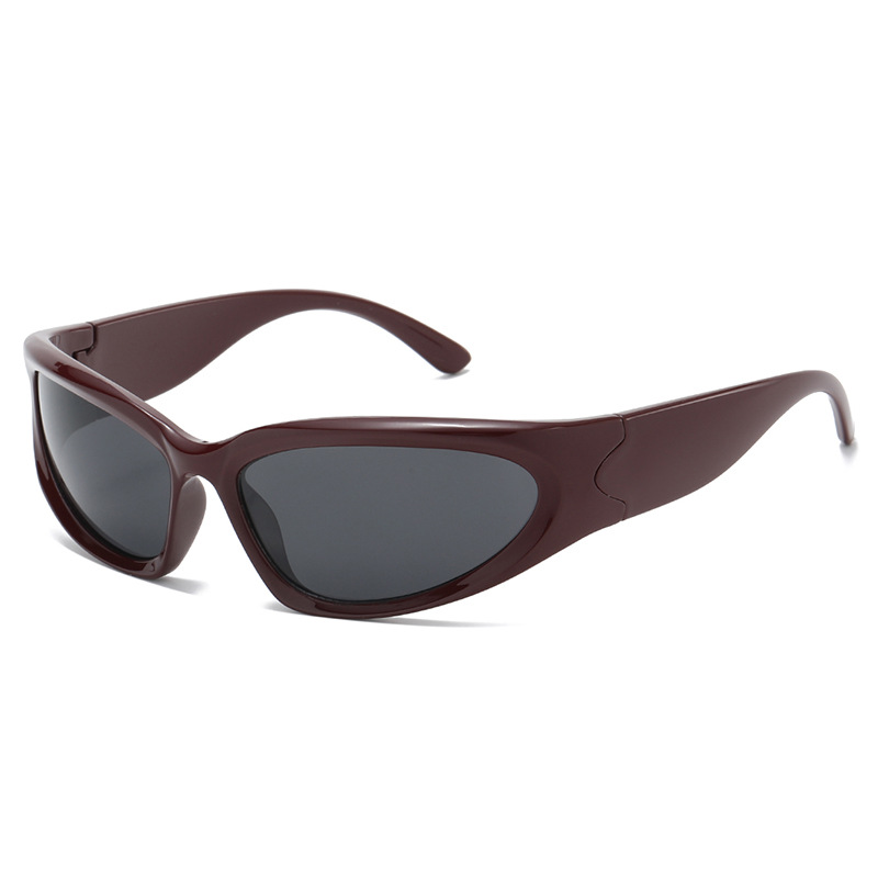 Dark red frame Gray C