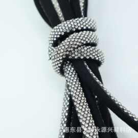 错位水钻半圆抽条鞋材辅料女鞋凉鞋拖鞋箱包配件可发几何元素彩钻