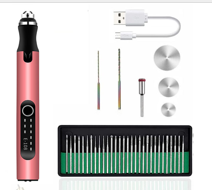 Máquina de grabado pequeña de mano de alta velocidad mini máquina de pulir eléctrica Jade carpintería máquina de grabado máquina de corte perforación taladro eléctrico