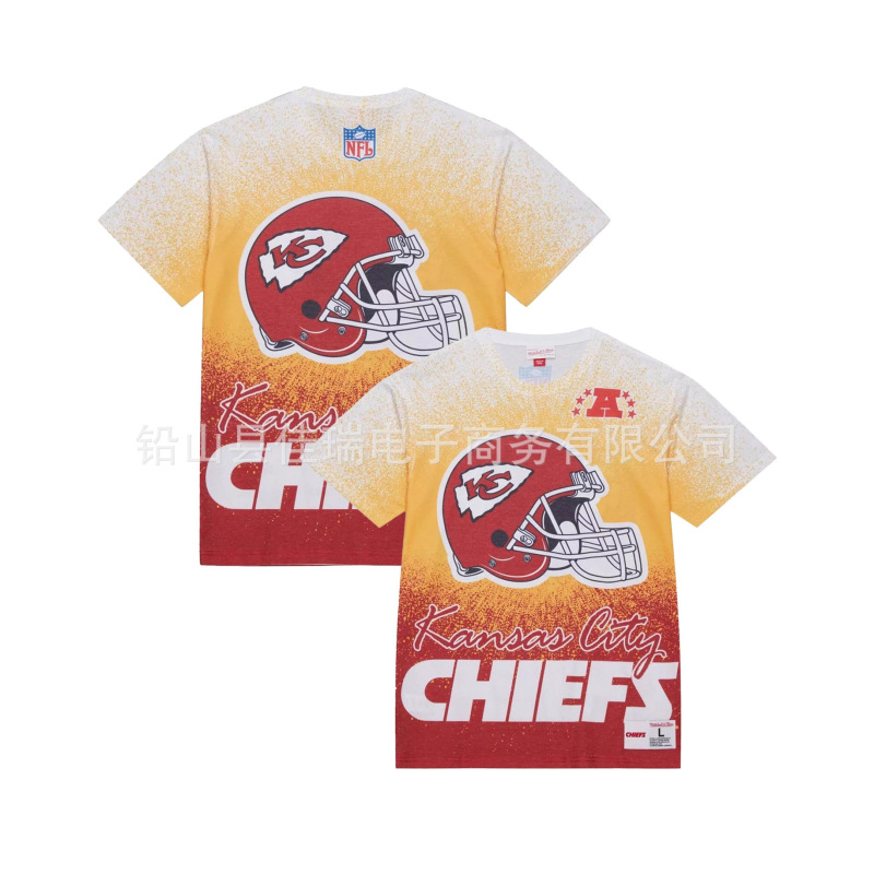 Cross-Border Wholesale Trendy Brand 2026 Summer Essential Printed Round-Neck Short-Sleeve T-Shirt for Men and Women Mlb Fashion Outfits