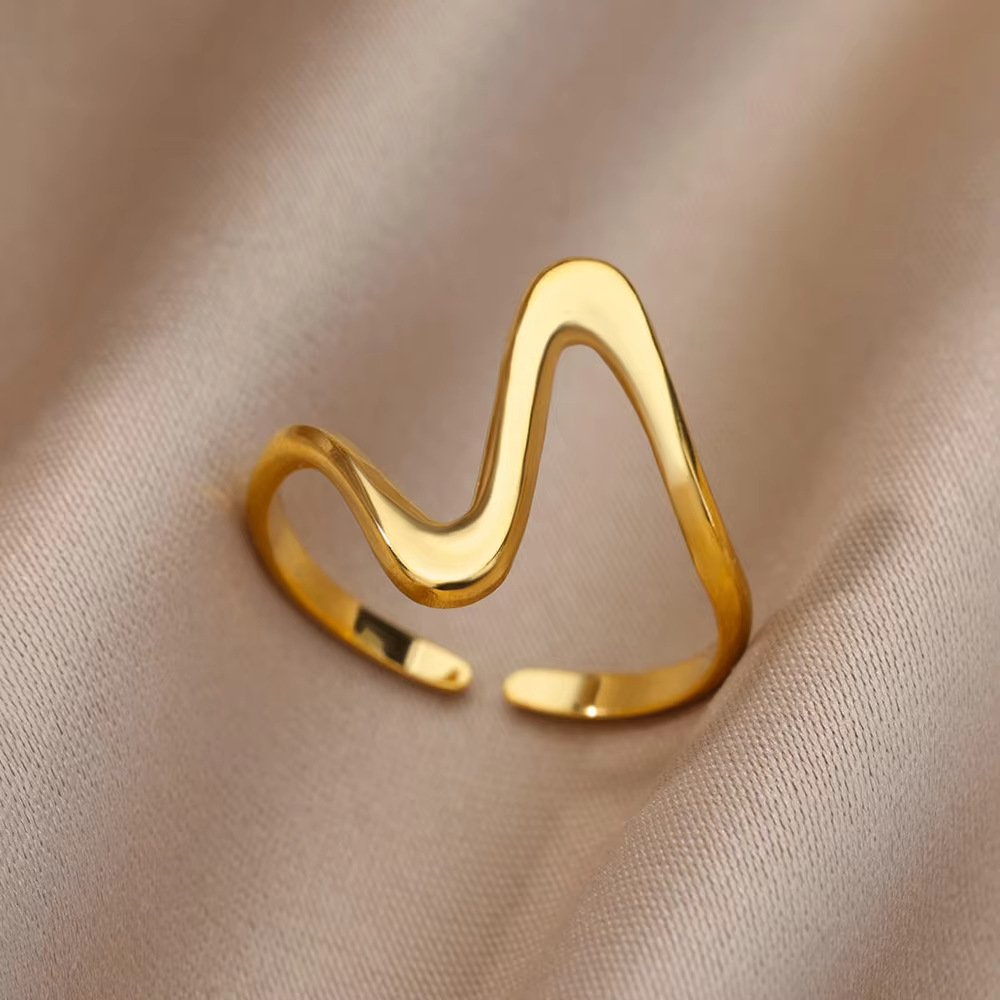 Wholesale Jewelry Elegant Modern Style Geometric Copper Adjustable Ring Open Rings display picture 5