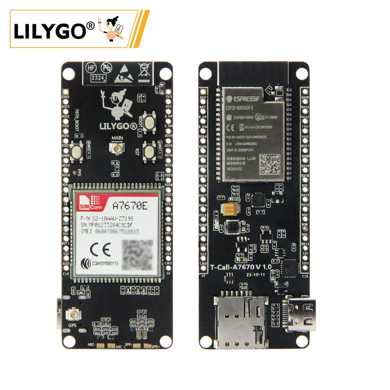 Плата разработки LILYGO, модуль A7670, 4G, 2G, A7670
