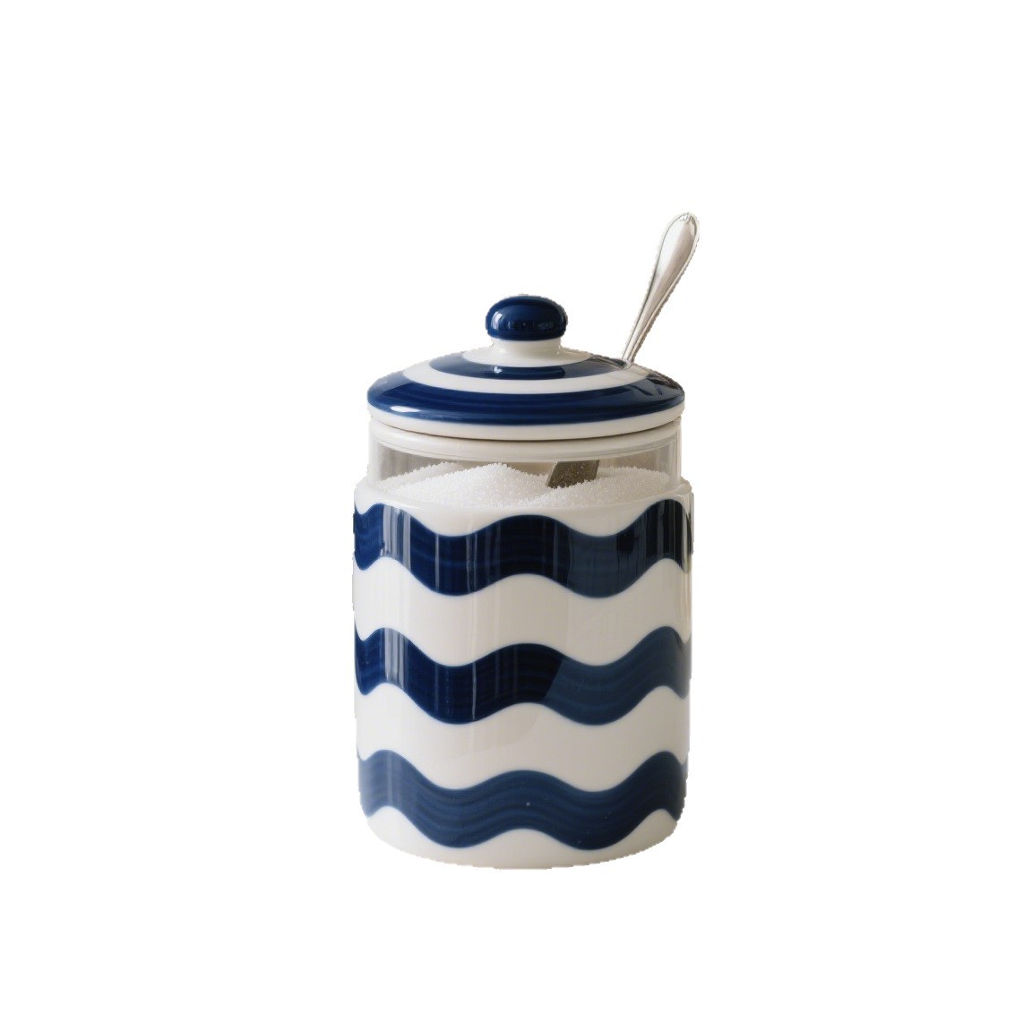 Mayorista estilo mediterráneo con cucharas de almacenamiento de tazas de cerámica de almacenamiento de regalos festivos almacenamiento de restaurantes