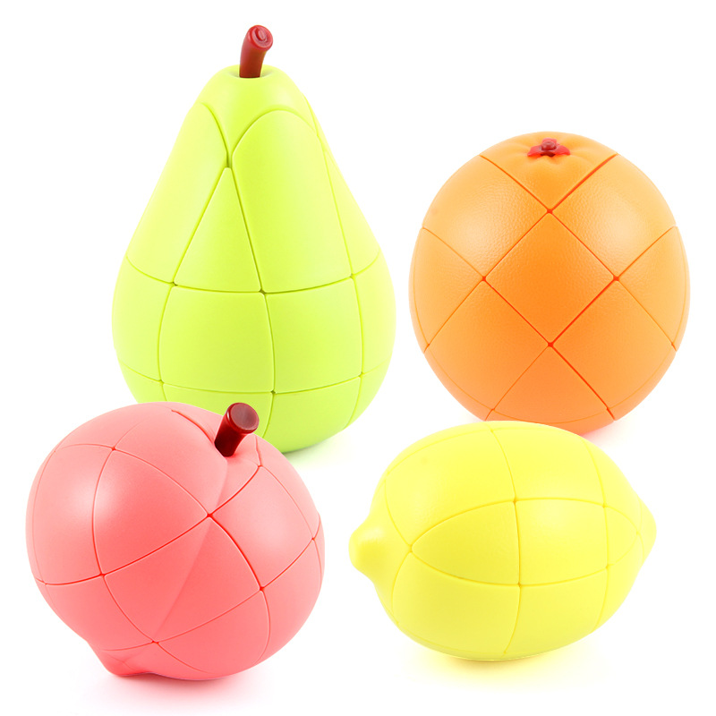 Panxin juego de cubo de frutas serie melocotón limón Cubo de giro nuevo juguete de ventilación de descompresión exótica FX7870
