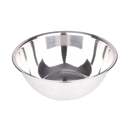 Wholesale factory export to Japan food-grade 304 stainless steel serving bowls, salad bowls, egg bowls, flour baking bowls, plates