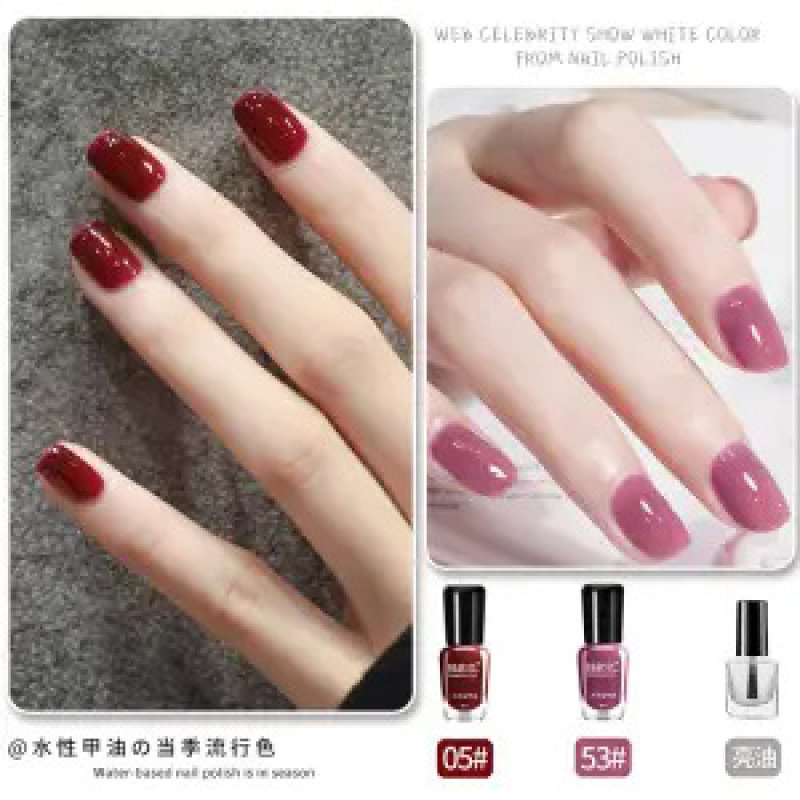 53 아이스 투명 흑매실 누드 + 05 체리 + 브라이트 오일