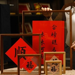 両面透明シンプルなファッションフォトフレームテーブル diy 装飾品植物切り紙標本ディスプレイフレームメーカー卸売