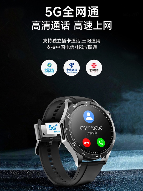 2025 New 5g Smart Phone Watch with Card Insertable to Download Wifi Internet Access for Adults, Men and Women, Nfc Disc