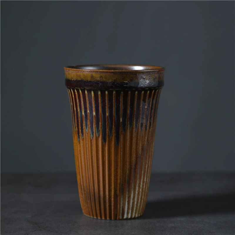 Alien ceramic cup high -value coffee cup retro Mark cup cross -border supply irregular cup rough pottery cup