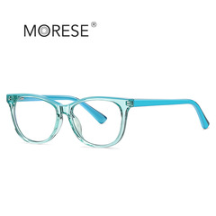 Anti-blue light youth glasses candy color computer flat glasses 2020 cross-border fashion colored TR children's frame