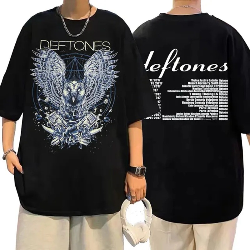 Deftones Girl Eyes Cartoon T-Shirt Vintage Fashion Short-Sleeved Black Heavy Cotton T-Shirt Deftones Girl Eyes Cartoon T-Shirt Vintage Fashion Short-Sleeved Black Heavy Cotton T-Shirt