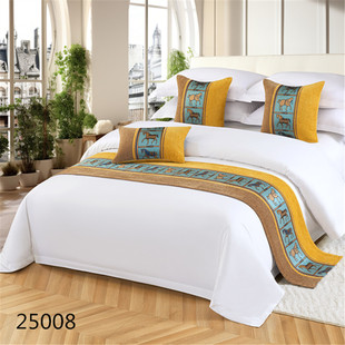 Hotel bed skirt bed cover bed tail towel bed runner bed tail mat bed cover factory direct sales
