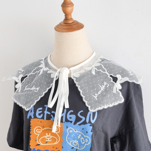 Fake collar small shawl hook hollow lace collar all-match doll collar shawl