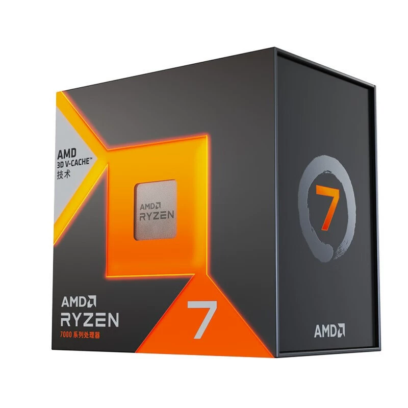 Процессор для игр AMD Ryzen 7 7800X3D 5 нм, 8 ядер / 16 потоков, для настольного ПК, в коробке