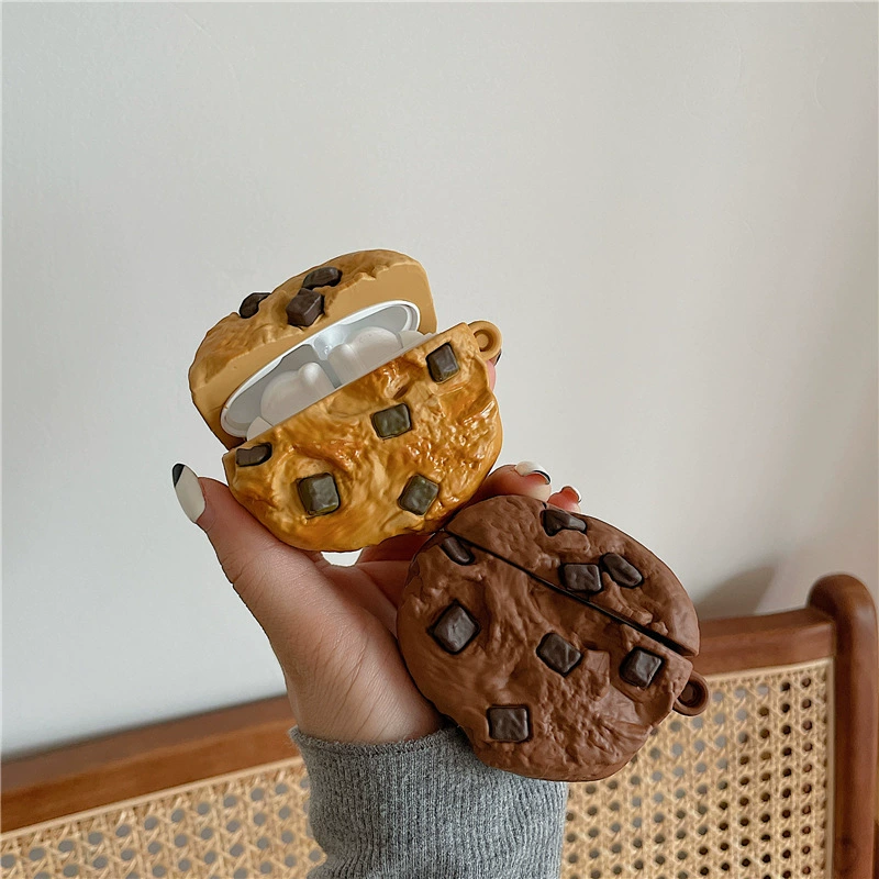 Подделка Quduoduo Biscuit, подходит для AirPods Pro3, чехол для наушников Apple Bluetooth, защитный чехол для 2/3/4 поколения, 2025