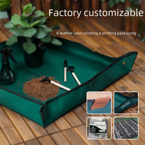Manufacturer supply Home gardening mat gardening soil replacement mat Waterproof potting pad planting operation flower mat gardening supplies