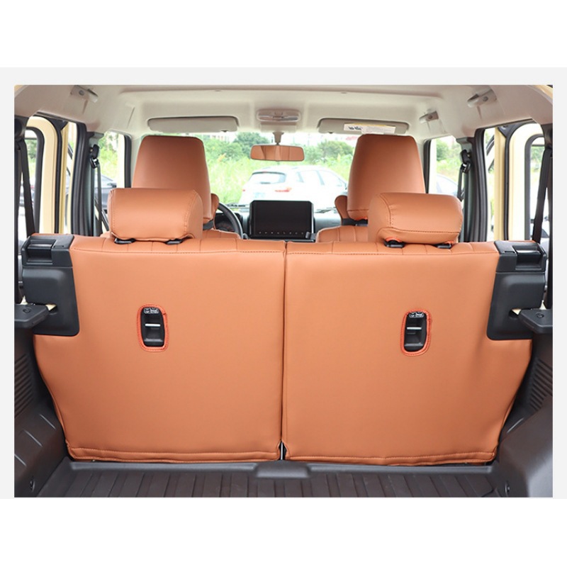 Suitable for 2023+ Suzuki Jimny 5-Door Special Car Leather Fully Surrounded Cushion Seat Cover Jc74 Jb74Xl