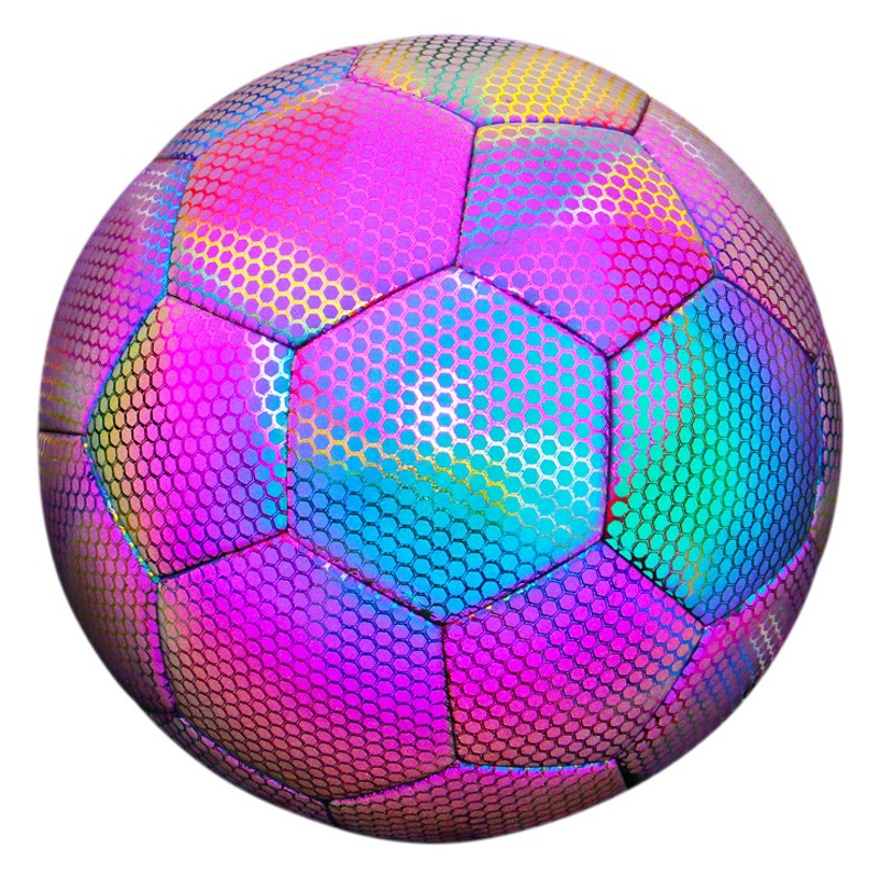 Transfronterizo N ° 5 fútbol reflexivo láser luminoso fútbol Escuela N ° 4 entrenamiento de la competencia práctica de fútbol entrega al por mayor