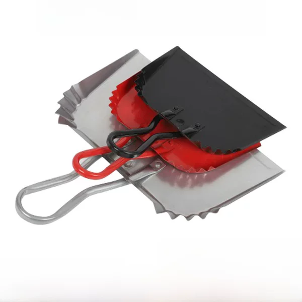 Household Small Stainless Steel Dustpan Cold Tie Plate Plastic Spray Dustpan Garbage Bucket Industrial Workshop Cleaning Dustpan