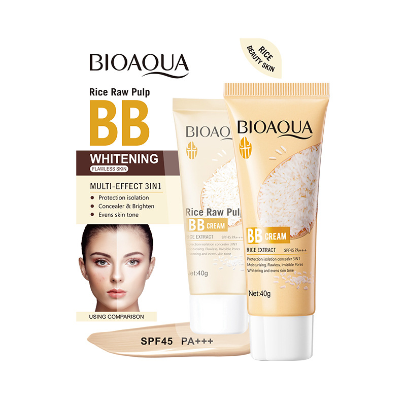 Crema Facial Hidratante de Arroz para Cuidado Facial