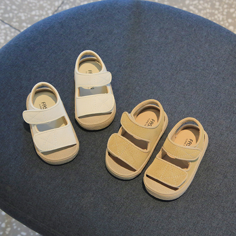 Baby Toddler Shoes Summer Breathable Beach Shoes 1-2 -- 3 Years Old Children's Sandals Soft Sole Soft Surface Non-slip Casual Children's Shoes