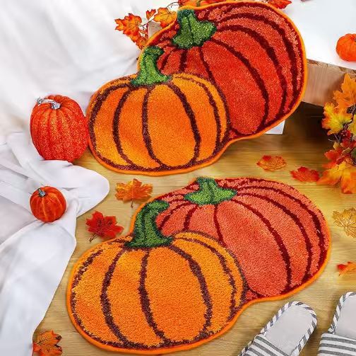 Special-Shaped Pumpkin Imitation Cashmere Floor Mat, Bedroom Cooling-Proof Bedside Rug, Stain-Resistant, Wear-Resistant, Non-Slip, Entryway Door Mat Wholesale Special-Shaped Pumpkin Imitation Cashmere Floor Mat, Bedroom Cooling-Proof Bedside Rug, Stain-Resistant, Wear-Resistant, Non-Slip, Entryway Door Mat Wholesale