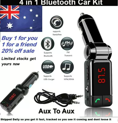 BC06 Avtomobil Bluetooth MP3 Pleyer Şarj Cihazı Hands-Free Zəng FM Transmitter