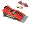 Children's skateboard, props, playing field, minifigure, suitable for import