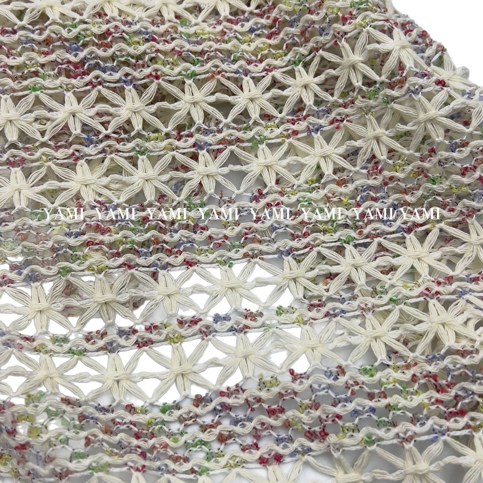 Hilo de color de algodón poliéster a rayas, hilo de arroz tejido a ganchillo, hilo de punto teñido con hilo, malla de encaje jacquard, material de vestido, tela