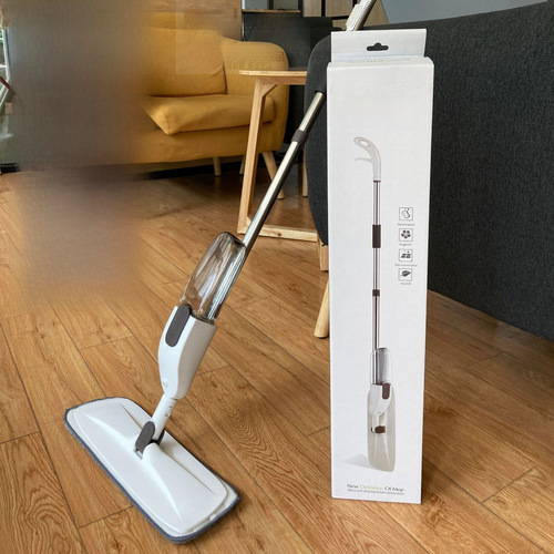Cross-border spray mist drag mop dry and wet two-in-one rotating flat mop household wash-free one-mop clean floor cleaning magic tool