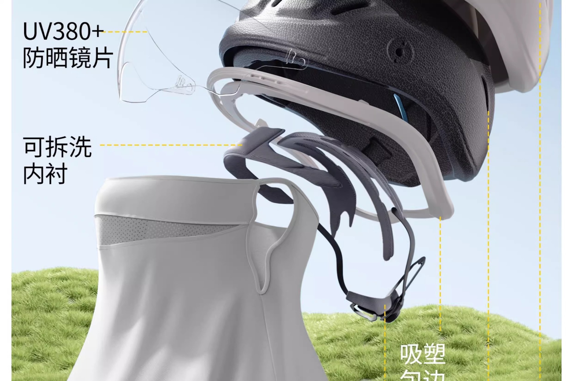 Two Little Bees 3C Certified Electric Bike Helmet for Women, Summer Cycling Helmet, Ultra-Light Half Helmet, Corporate Purchase Gift