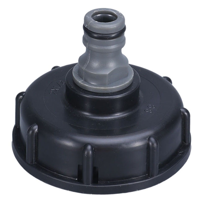 Transfronterizo IBC barril químico barril IBC Ton barril conector Ton barril accesorios pequeño pezón conector Jardín Conector tubería de agua