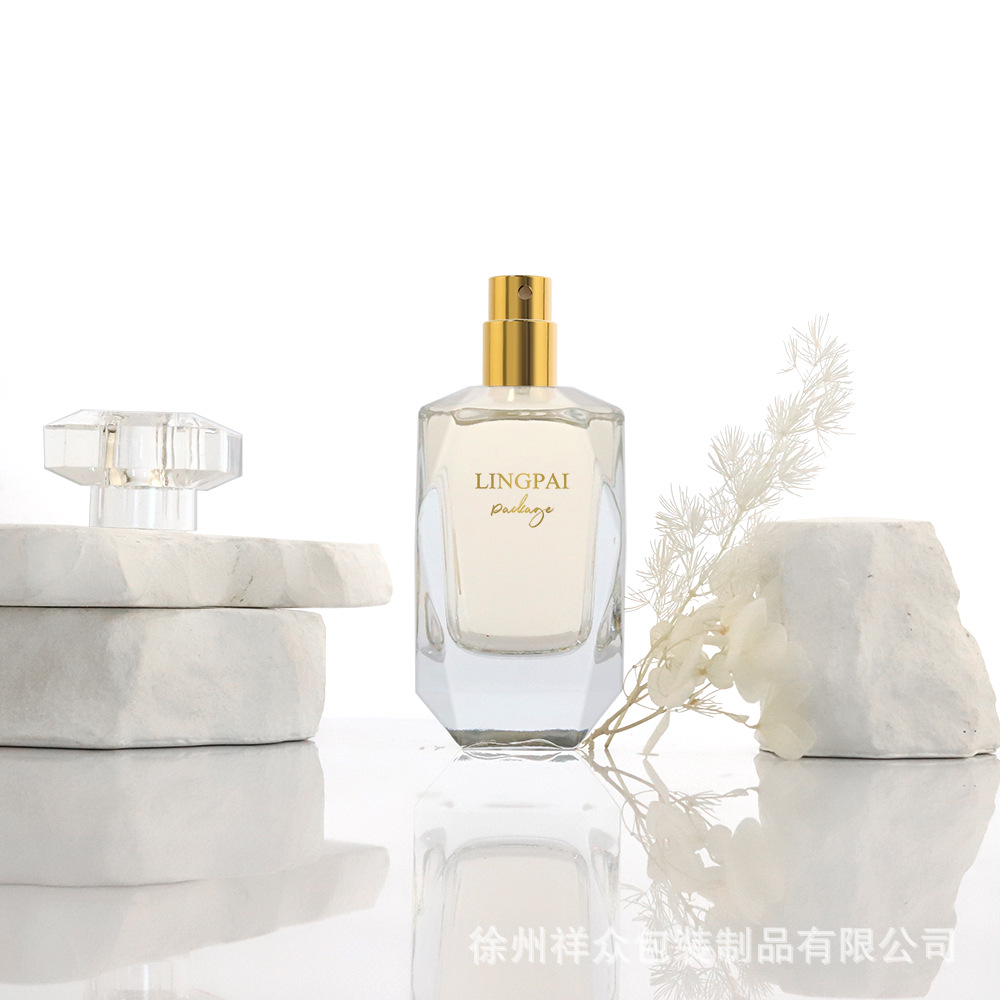 Las botellas de perfume transparentes de venta caliente en el comercio exterior se pueden etiquetar como botellas vacías de vidrio de 50 ml, un conjunto de modelos de Oriente Medio. image 5