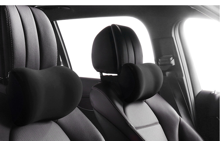 Car Headrest Neck Pillow Memory Foam Car Cushion Car Neck Support Pillow In-Car Cushion Pillow for Driver and Passenger Cervical Spine