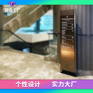Hotel Logo, High-End Customized Entrance Door Signs, Room Number Signs, Lobby Floor Index Signs, Restroom Signs