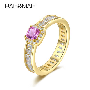 PAG&MAG �y��ָС��925ָ�h�18K�����ˮ���ʌ����ԕr���Ʒ���l