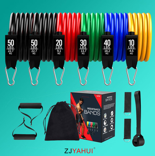 New Multifunction Resistance Band Set TPE Resistance Band Fitness 11-Piece Set Latex Pull-up Rope Manufacturer