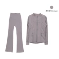 Moonlit Blue Flared Set