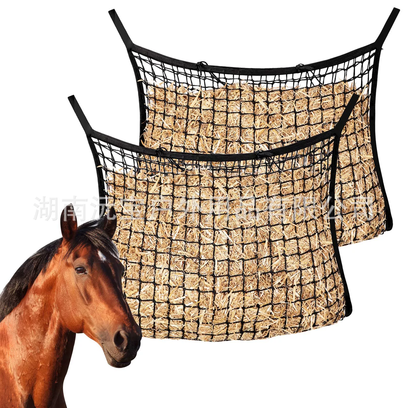 2 шт. лошади с медленным кормлением сено сетка большой емкости подвесные лошади с медленным кормлением мешок сено 80x90cm