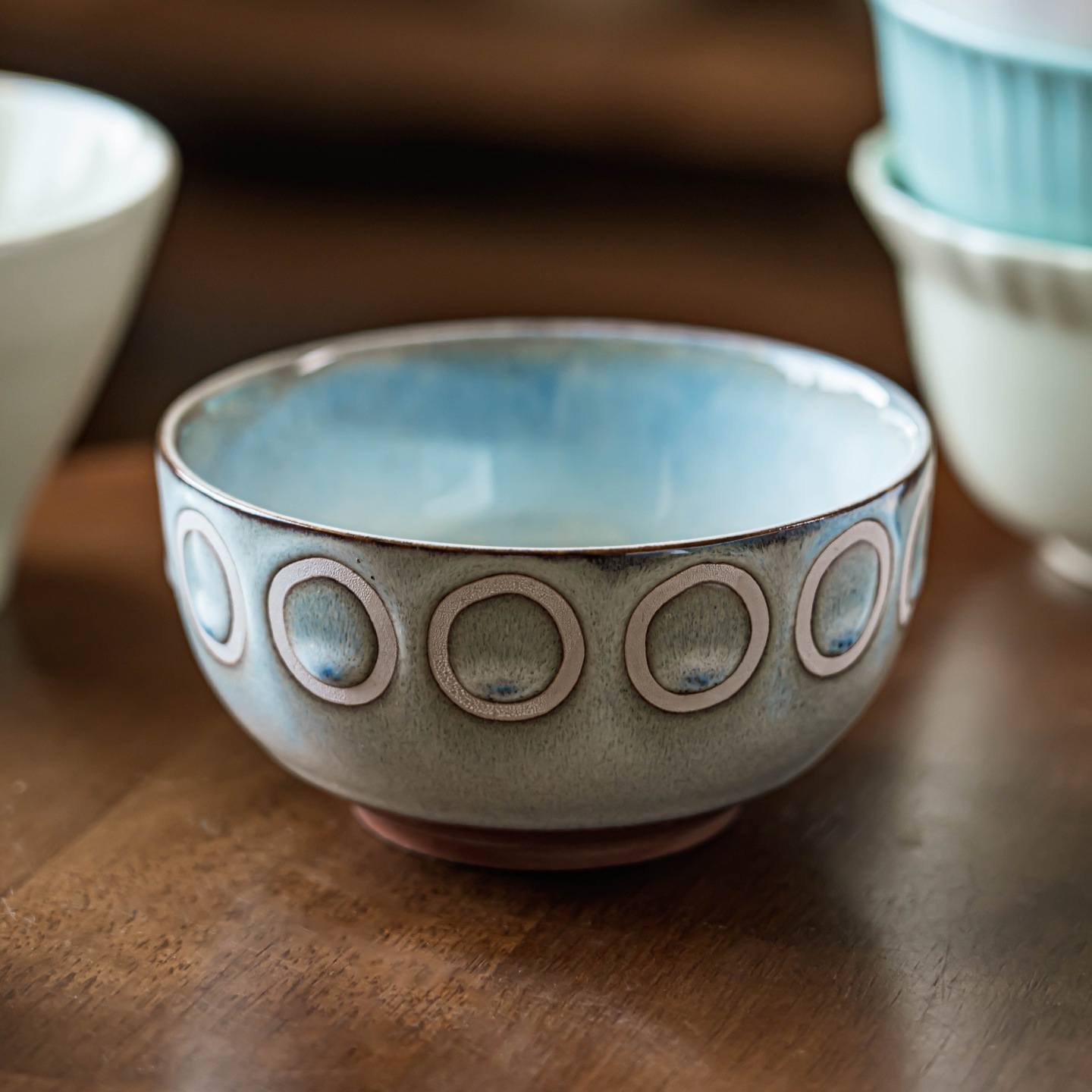 Tazón de arroz estilo japonés, tazón de cerámica para arroz, tazón para postre, vajilla retro para casa de familia, tazón para hotel, tazón para uso doméstico, estilo vintage de calidad alimentaria