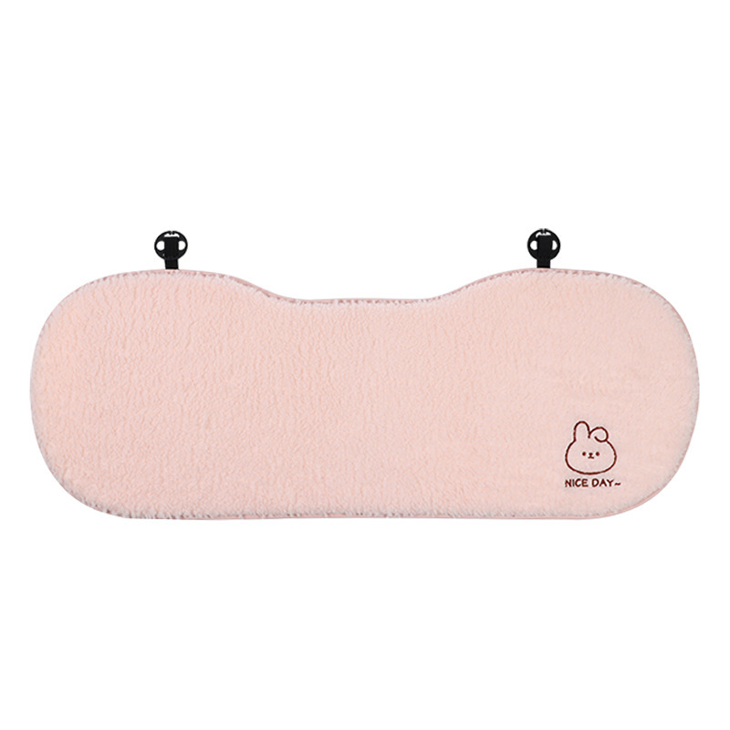 かわいいバニーカーシートクッション秋と冬ぬいぐるみ暖かく快適な肥厚カーシートカバー漫画カーシートクッション|undefined