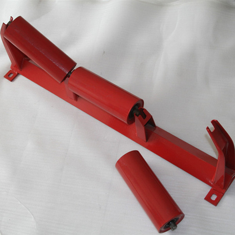 1米带宽输送机托辊 三联输送机托辊防水防尘槽型托辊