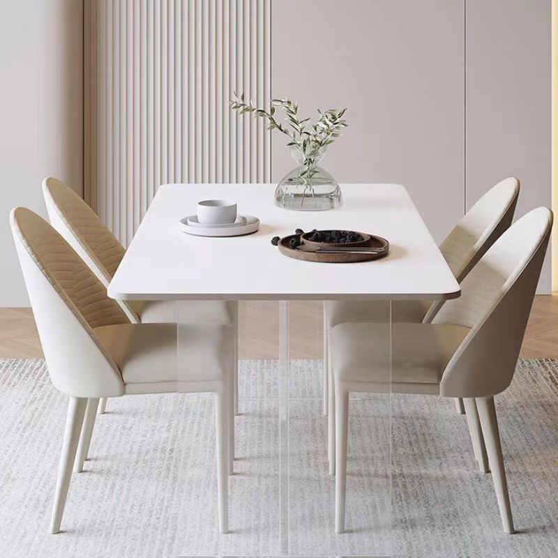 매달린 투명 아크릴 싱글 테이블 [집으로 배송]