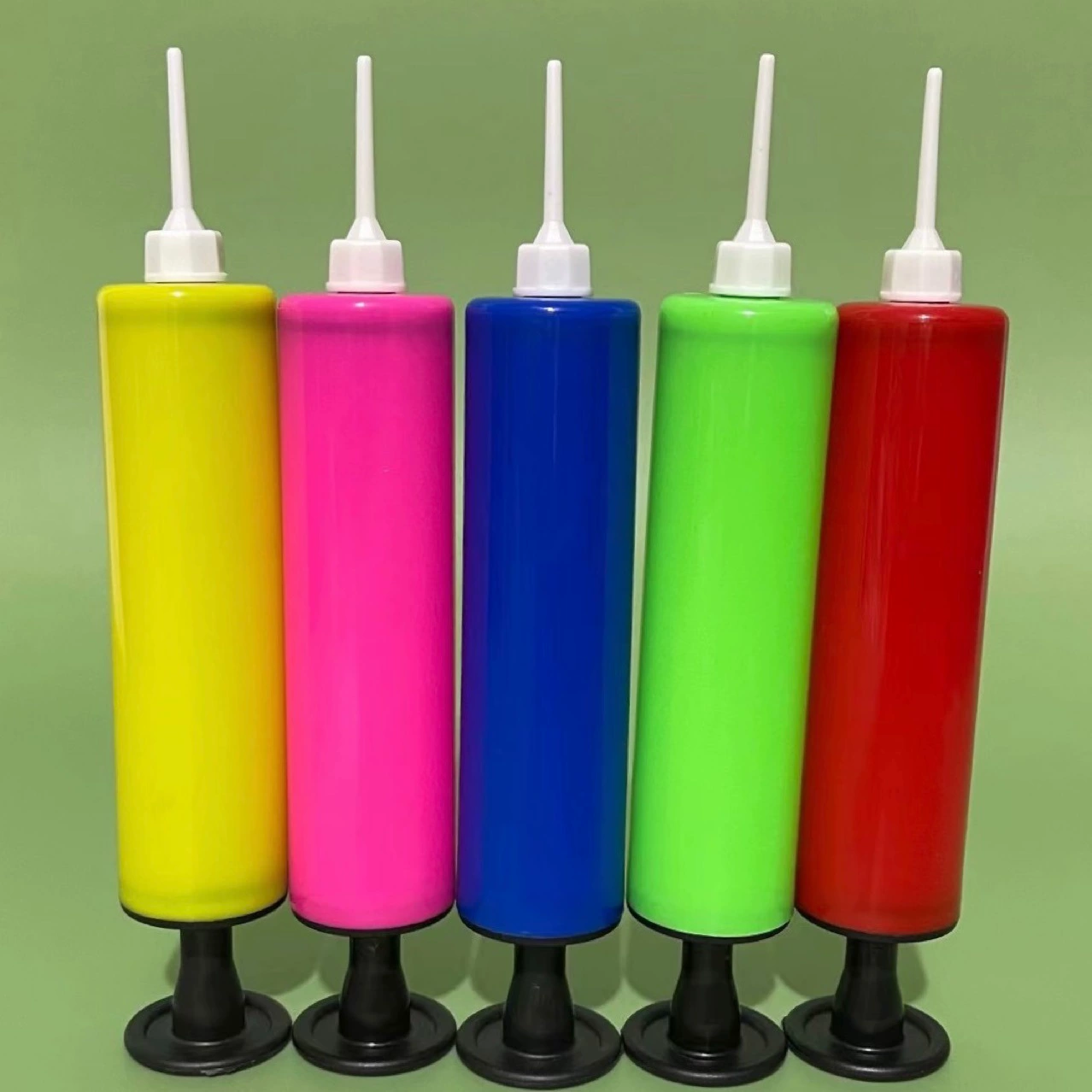 Портативный ручной надувной мяч баскетбол футбол надувная игрушка пластиковая булавка ручная тяга ручная ракетная установка