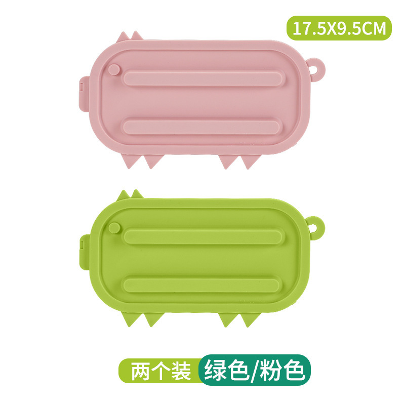 Piggy pot lid drain pad-pink+green