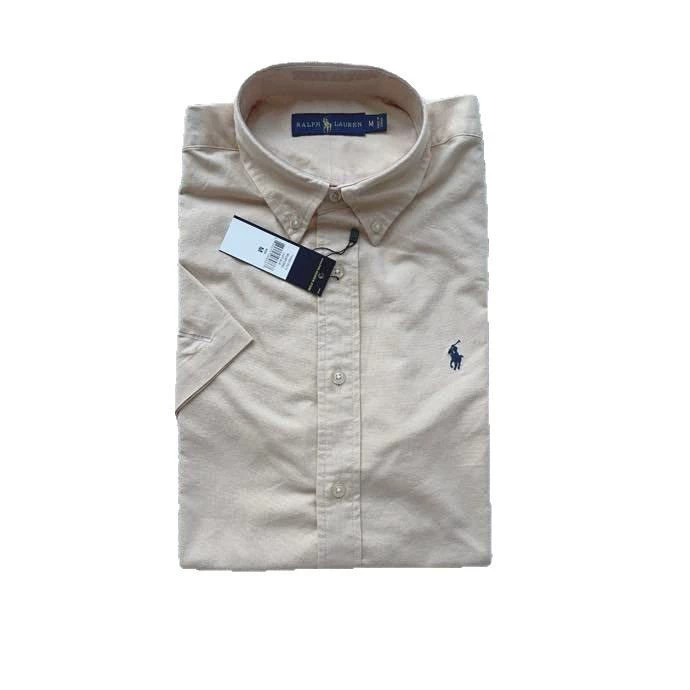 Ralph Lauren, лошадь для отдыха, хлопковая дышащая рубашка для мужчин и женщин, американский стиль, с коротким рукавом