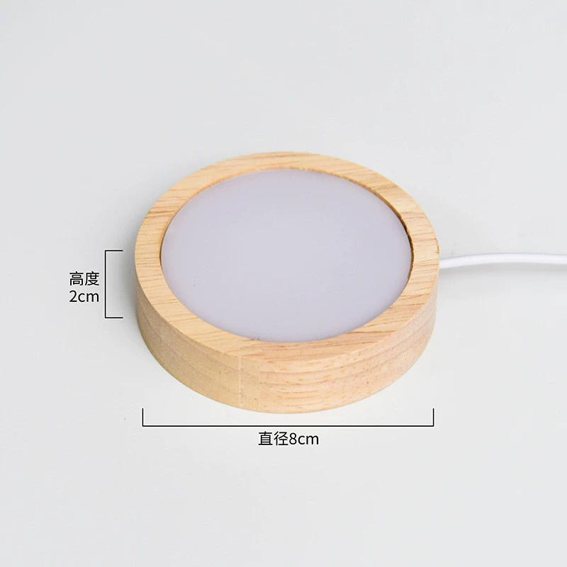 Деревянная основа с подсветкой DIY ночная лампа основание акриловые деревянные изделия LED полоса база